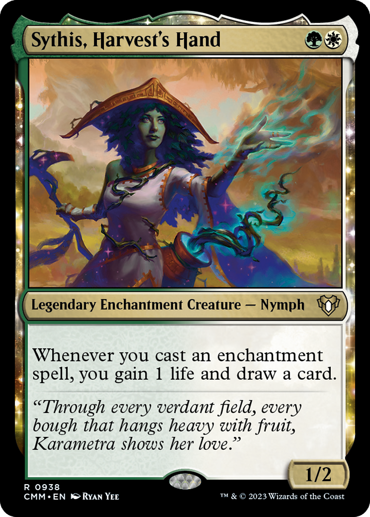 Sythis, Harvest's Hand (CMM-938) - Commander Masters: (enchantment)