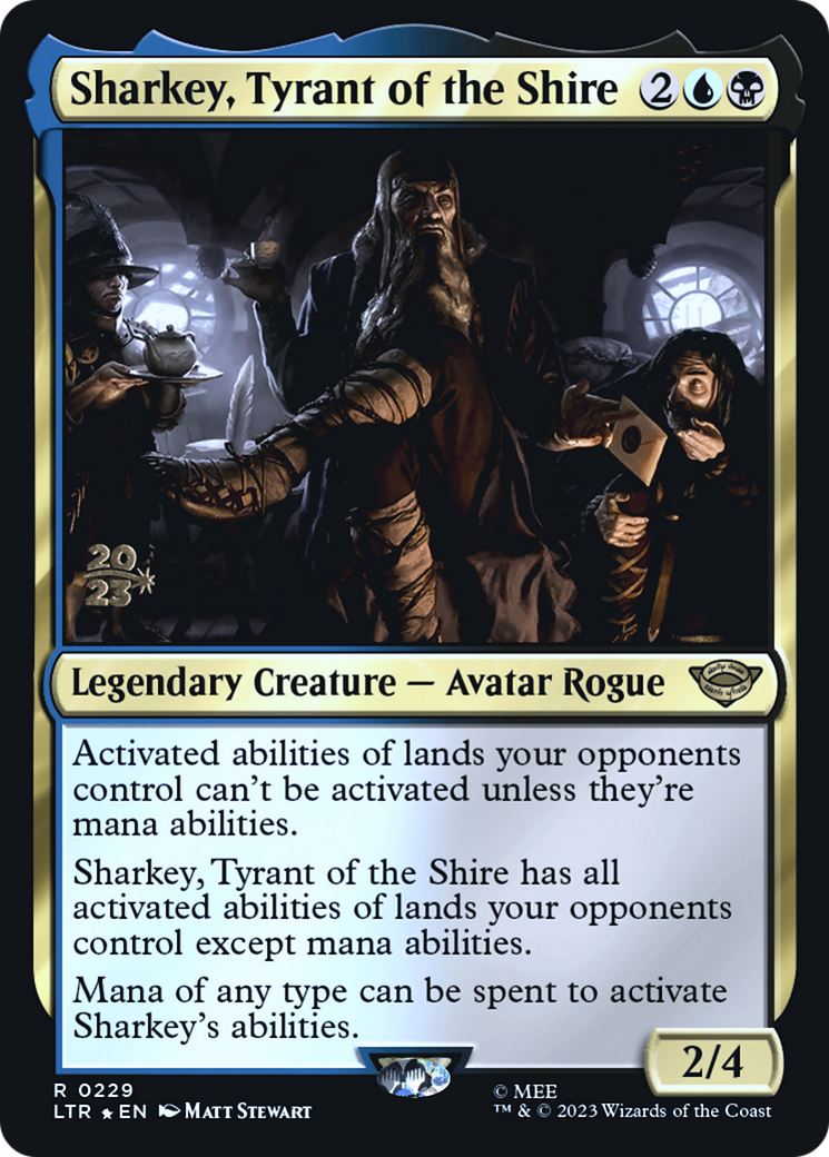 Sharkey, Tyrant of the Shire (PRE-229) - Tales of Middle-earth Promos Foil