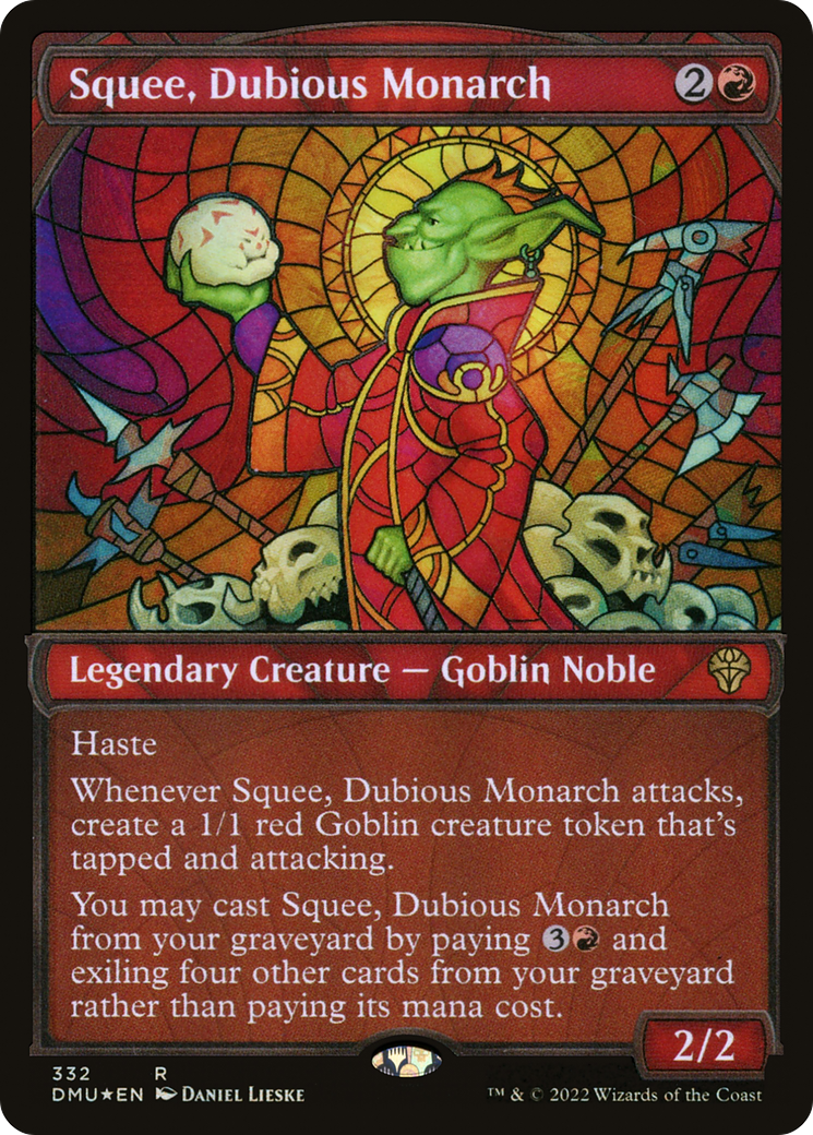 Squee, Dubious Monarch (Textured Foil) (DMU-332) - Dominaria United: (Showcase) Foil