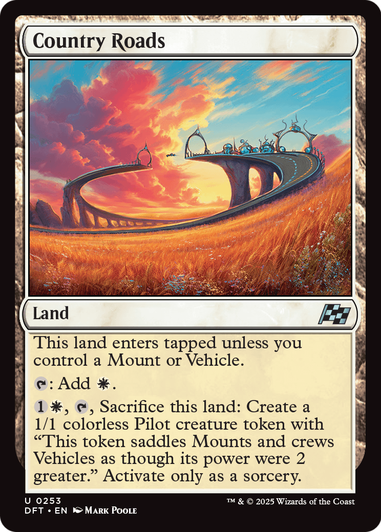 Country Roads (DFT-253) - Aetherdrift Foil