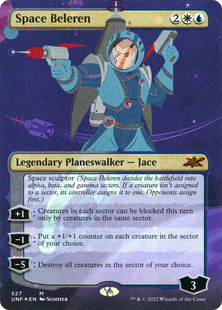 Space Beleren (Borderless) (Galaxy Foil) (UNF-527) - Unfinity Foil