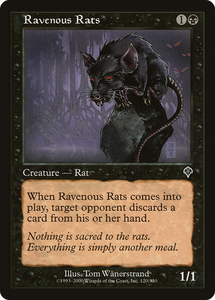 Ravenous Rats (INV-120) - Invasion Foil