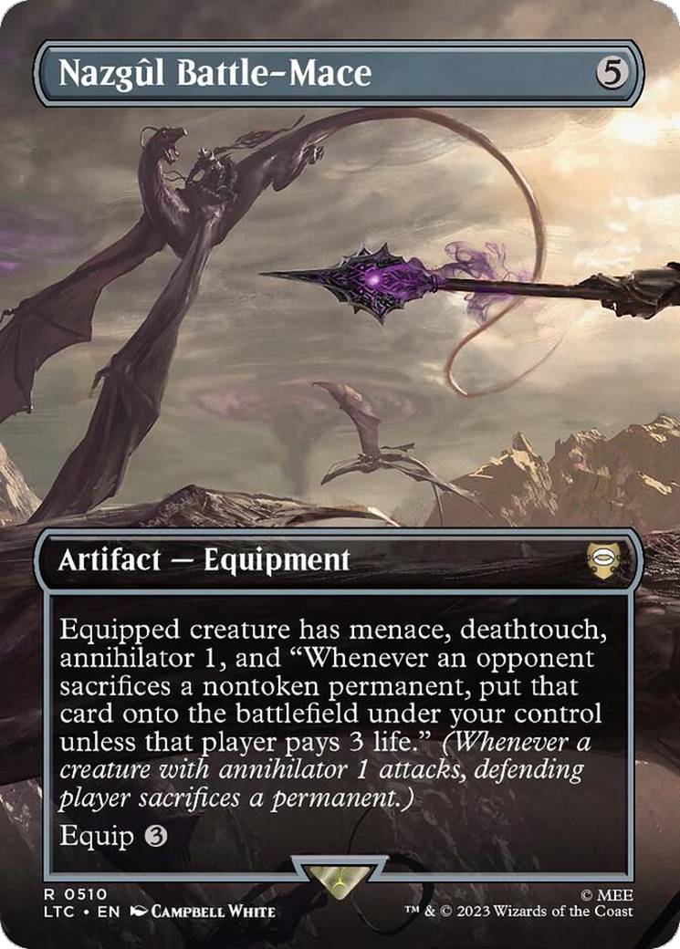 Nazgul Battle-Mace (Borderless) (LTC-510) - Tales of Middle-earth Commander Foil