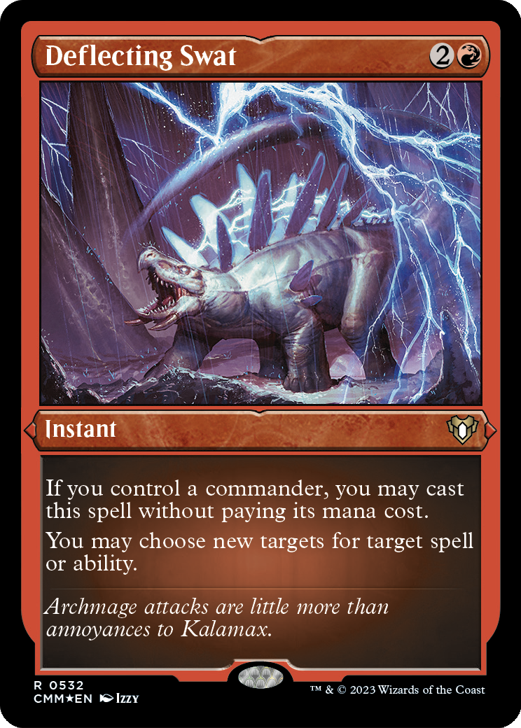 Deflecting Swat (Foil Etched) (CMM-532) - Commander Masters Foil