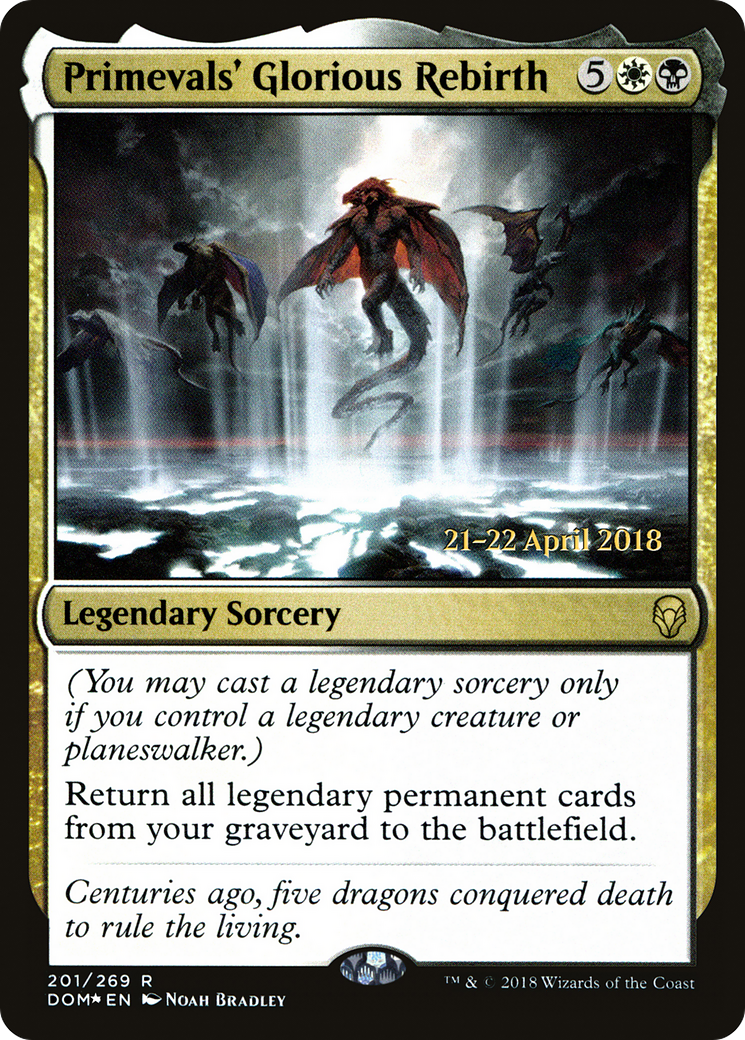 Primevals' Glorious Rebirth (PRE-201S) - Dominaria Promos Foil