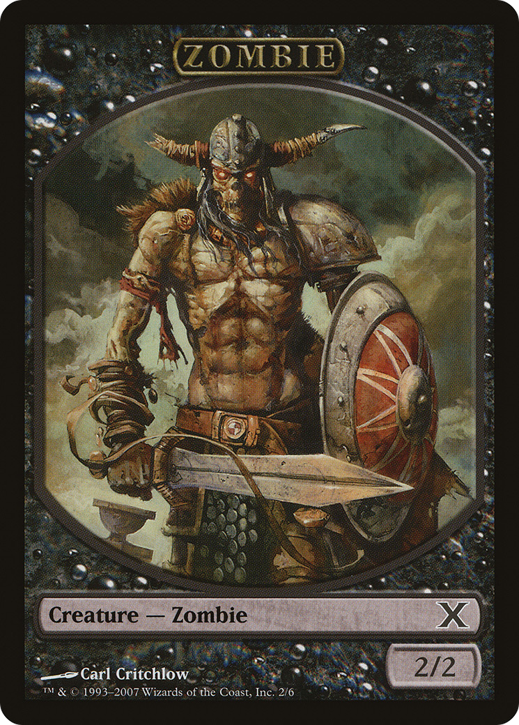 Zombie (10E-002) - Tenth Edition Tokens