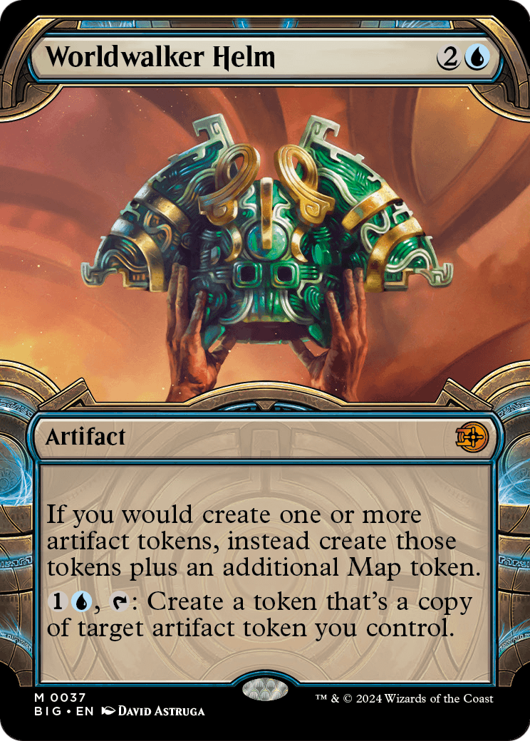 Worldwalker Helm (Showcase) (BIG-037) - The Big Score: (Showcase) Foil