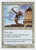 Longbow Archer (7ED-026) - 7th Edition Foil