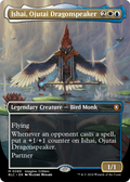 Ishai, Ojutai Dragonspeaker (Borderless) (BLC-089) - Bloomburrow Commander Foil