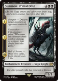 Summon: Primal Odin (FIN-121) - FINAL FANTASY: (enchantment)