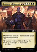 Ruinous Ultimatum (Extended Art) (Surge Foil) (PIP-1006) - Fallout: (Extended Art) Foil