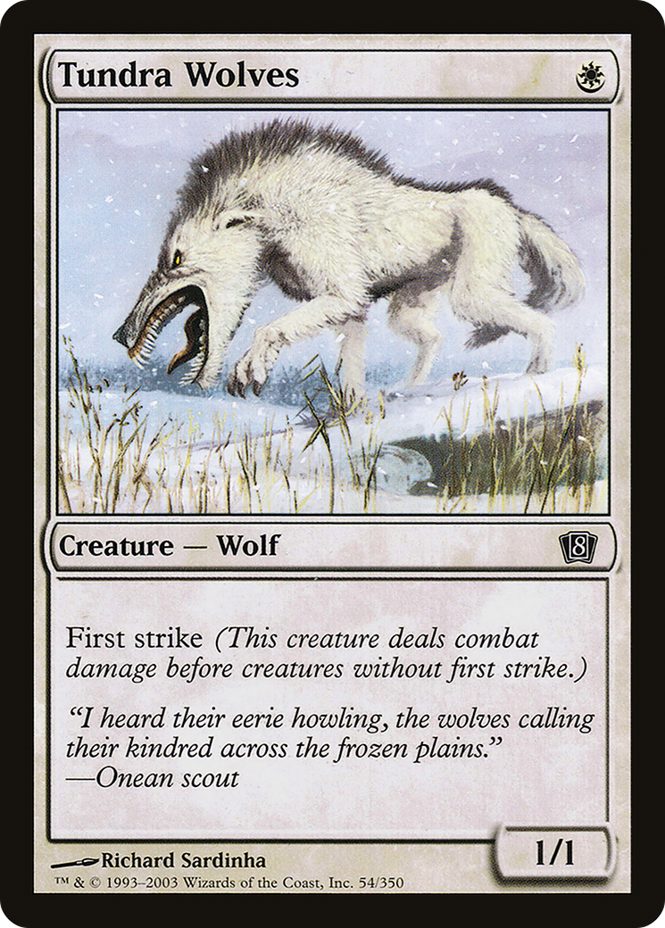 Tundra Wolves (8ED-054) - 8th Edition