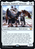 Mavinda, Students' Advocate (PRE-21S) - Strixhaven: School of Mages Promos Foil