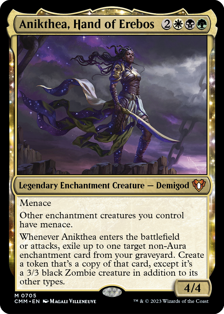 Anikthea, Hand of Erebos (CMM-705) - Commander Masters: (enchantment) Foil