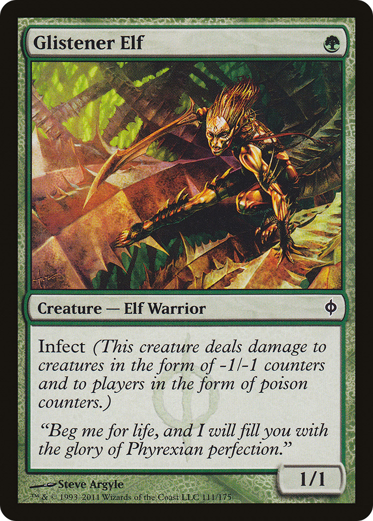 Glistener Elf (NPH-111) - New Phyrexia Foil
