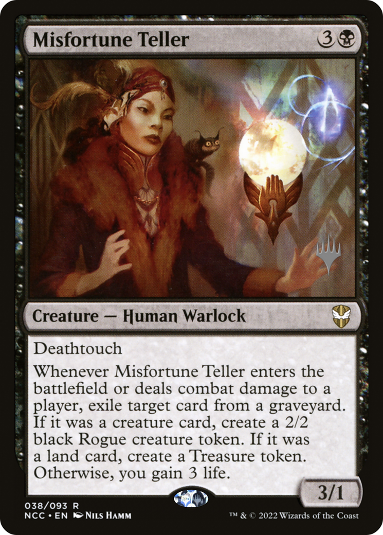 Misfortune Teller (PPSNC-038) - New Capenna Commander Promos Foil