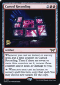 Cursed Recording (0131) (PRE-131) - Duskmourn: House of Horror Promos Foil