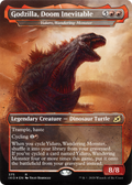 Godzilla, Doom Inevitable - Yidaro, Wandering Monster (IKO-375) - Ikoria: Lair of Behemoths / Godzilla, Doom Inevitable (Borderless) Foil