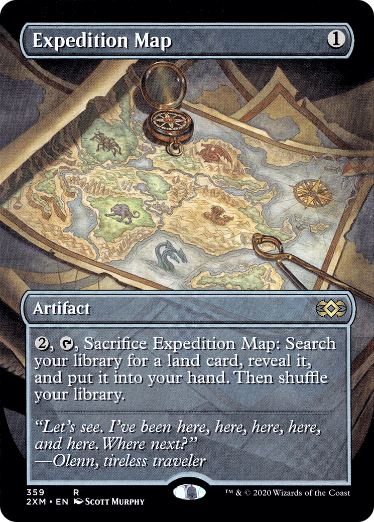 Expedition Map (Borderless) (2XM-359) - Double Masters