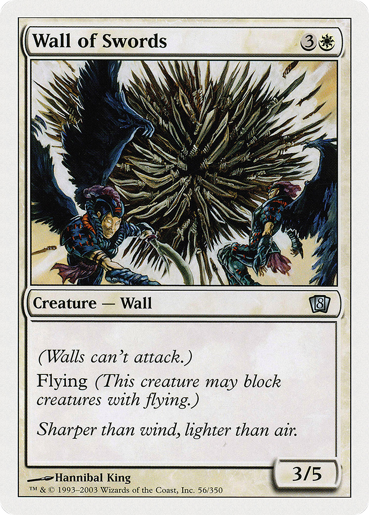 Wall of Swords (8ED-056) - 8th Edition Foil