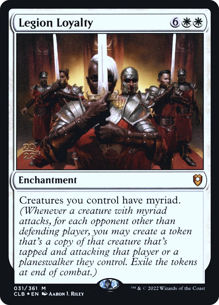 Legion Loyalty (PRE-031) - Battle for Baldur's Gate Promos Foil