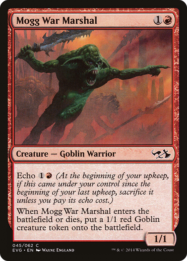 Mogg War Marshal (DD3-) - Duel Decks Anthology: Elves vs. Goblins