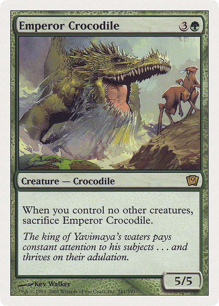 Emperor Crocodile (9ED-241) - 9th Edition Foil