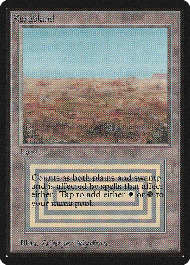 Scrubland (LEB-) - Limited Edition Beta