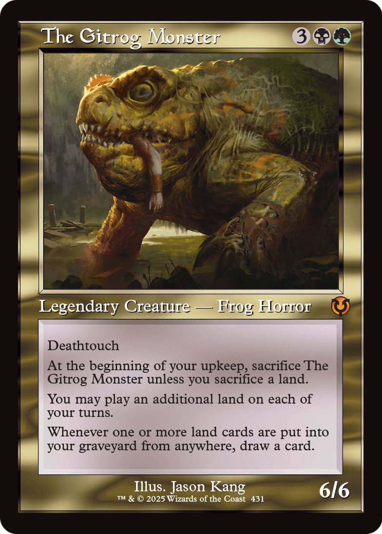 The Gitrog Monster (Retro Frame) (INR-431) - Innistrad Remastered Foil