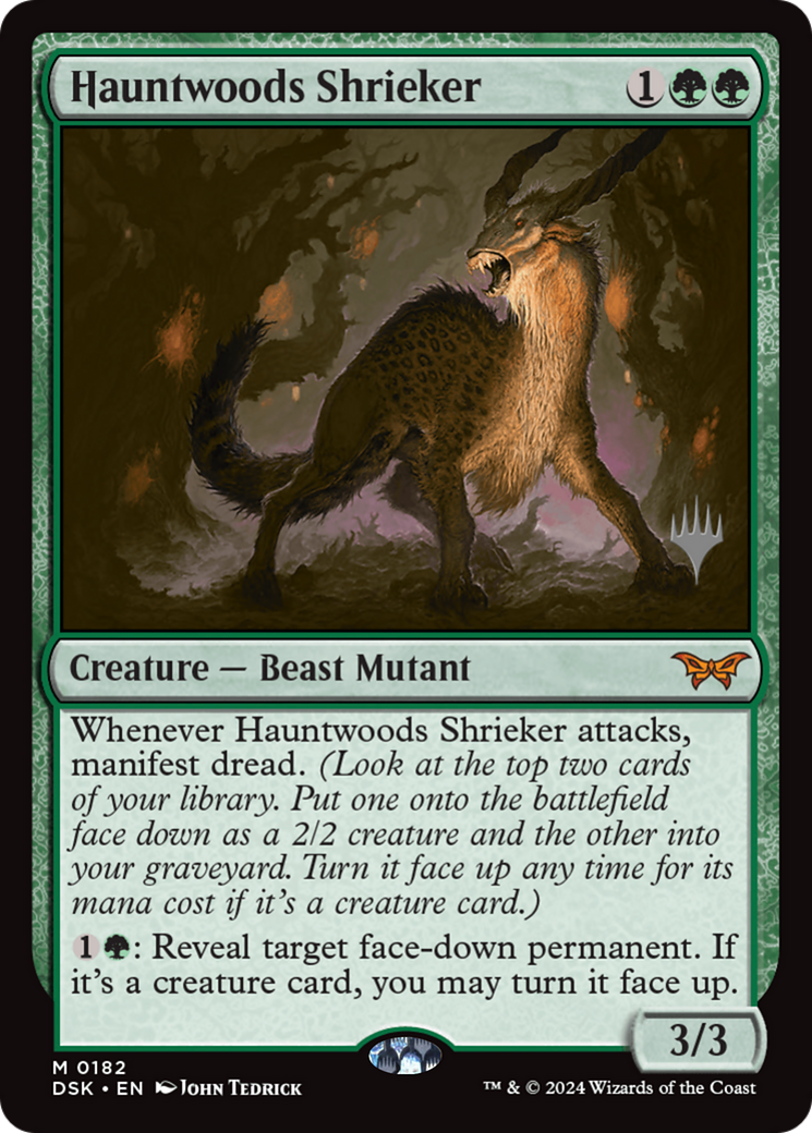 Hauntwoods Shrieker (PPDSK-182) - Duskmourn: House of Horror Promos Foil