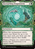 Encroaching Dragonstorm (Showcase) (TDM-305) - Tarkir: Dragonstorm: (Showcase, enchantment)