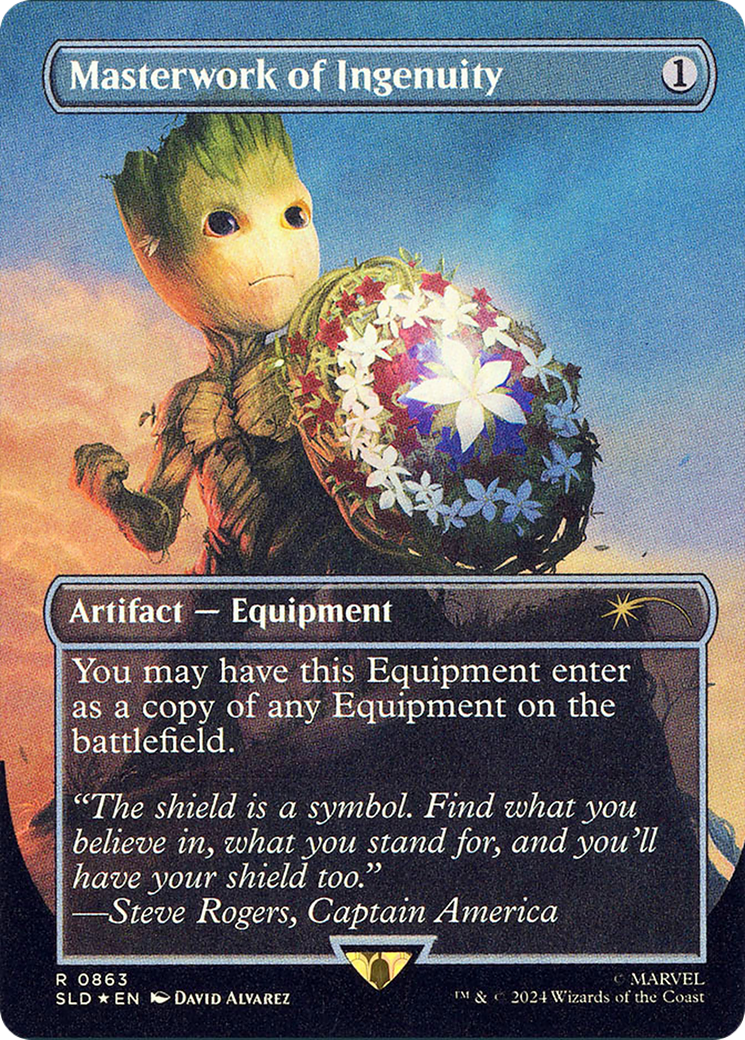 Masterwork of Ingenuity (Rainbow Foil) (SLD-863) - Secret Lair Drop (Borderless) Foil