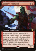 Coercive Recruiter (Extended Art) (CMR-662) - Commander Legends: (Extended Art)