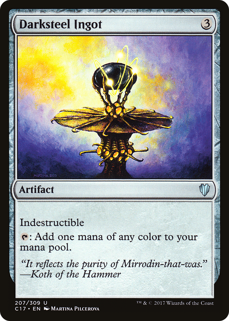 Darksteel Ingot (C17-207) - Commander 2017