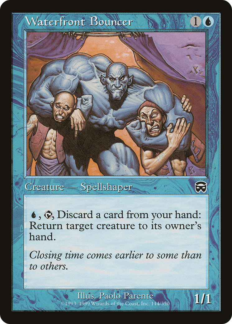 Waterfront Bouncer (MMQ-114) - Mercadian Masques Foil