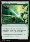Explosive Vegetation (DSC-177) - Duskmourn: House of Horror Commander