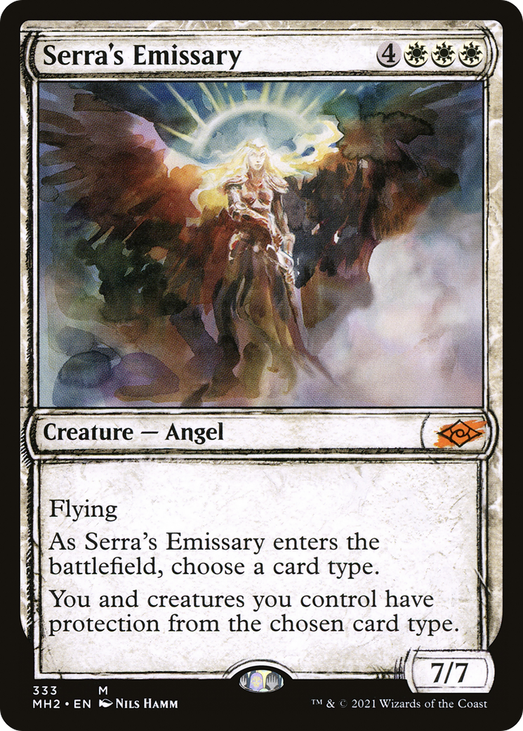 Serra's Emissary (Showcase) (MH2-333) - Modern Horizons 2: (Showcase) Foil