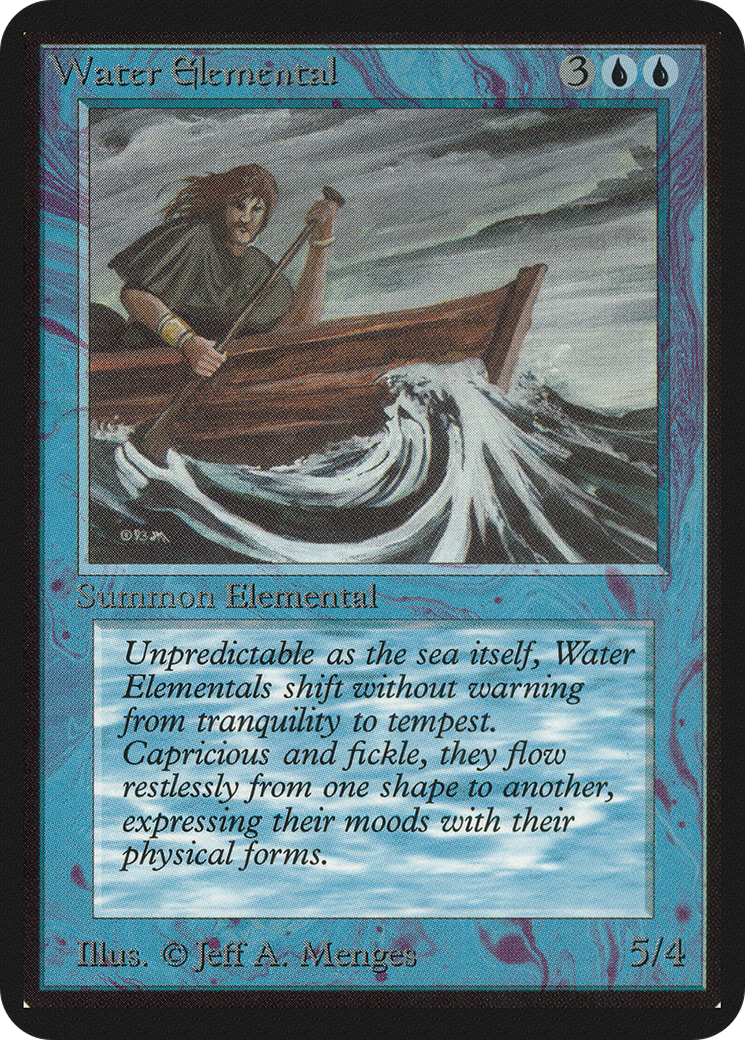 Water Elemental (LEA-) - Limited Edition Alpha