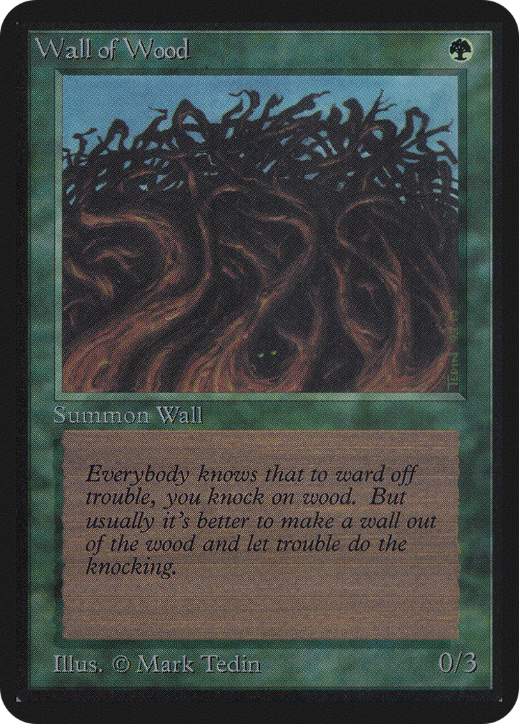 Wall of Wood (LEA-) - Limited Edition Alpha