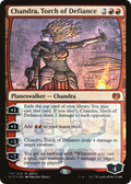 Chandra, Torch of Defiance (SDCC 2017 Exclusive) (MEDIA-110) - San Diego Comic-Con 2017 Foil