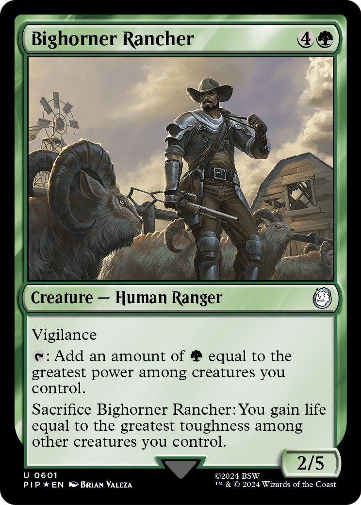 Bighorner Rancher (Surge Foil) (PIP-601) - Fallout Foil