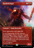 Quakebringer (Borderless) (KHM-297) - Kaldheim (Borderless) Foil