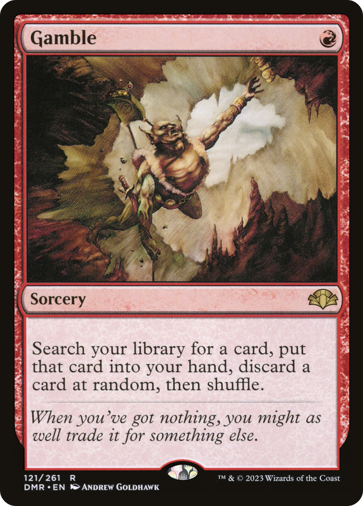 Gamble (DMR-121) - Dominaria Remastered Foil