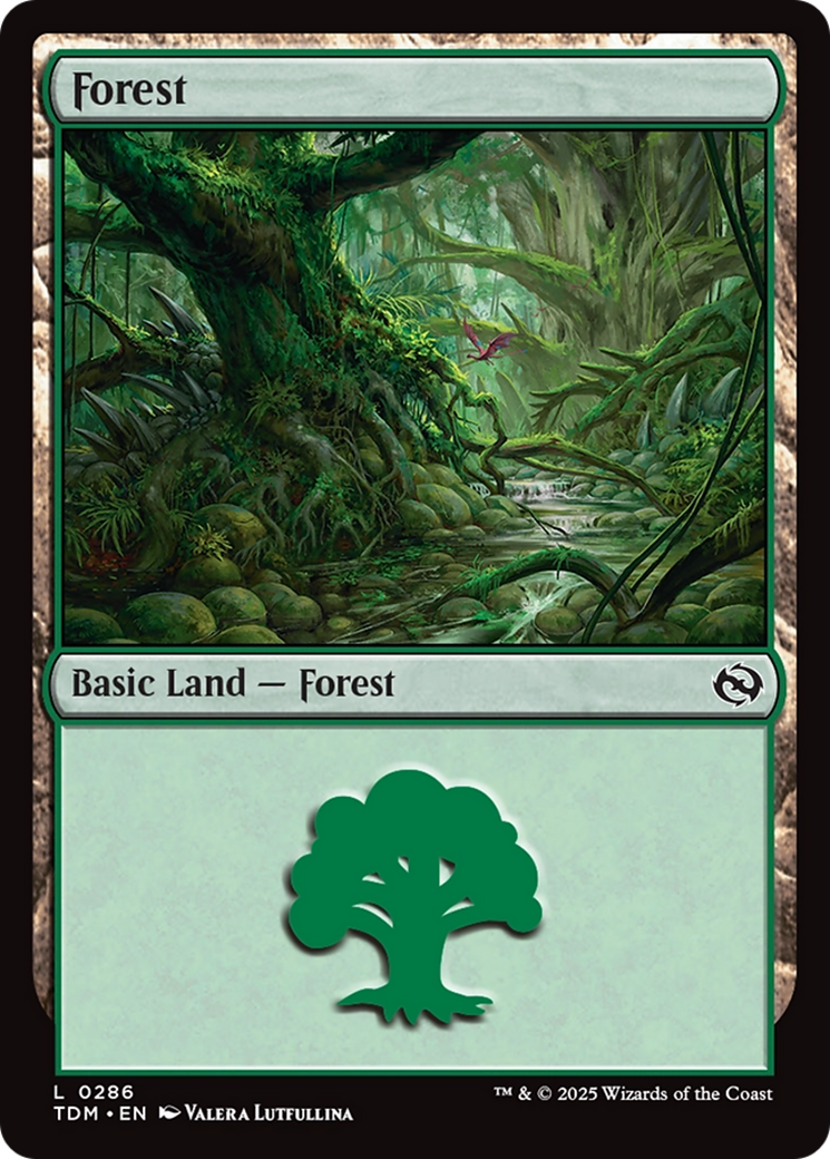 Forest (0286) (TDM-286) - Tarkir: Dragonstorm