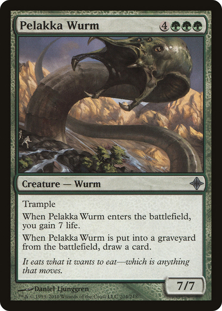 Pelakka Wurm (ROE-204) - Rise of the Eldrazi Foil