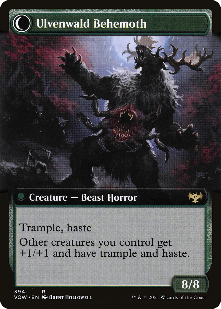 Ulvenwald Oddity (Extended Art) (VOW-394) - Innistrad: Crimson Vow: (Extended Art, Double Faced Transform)