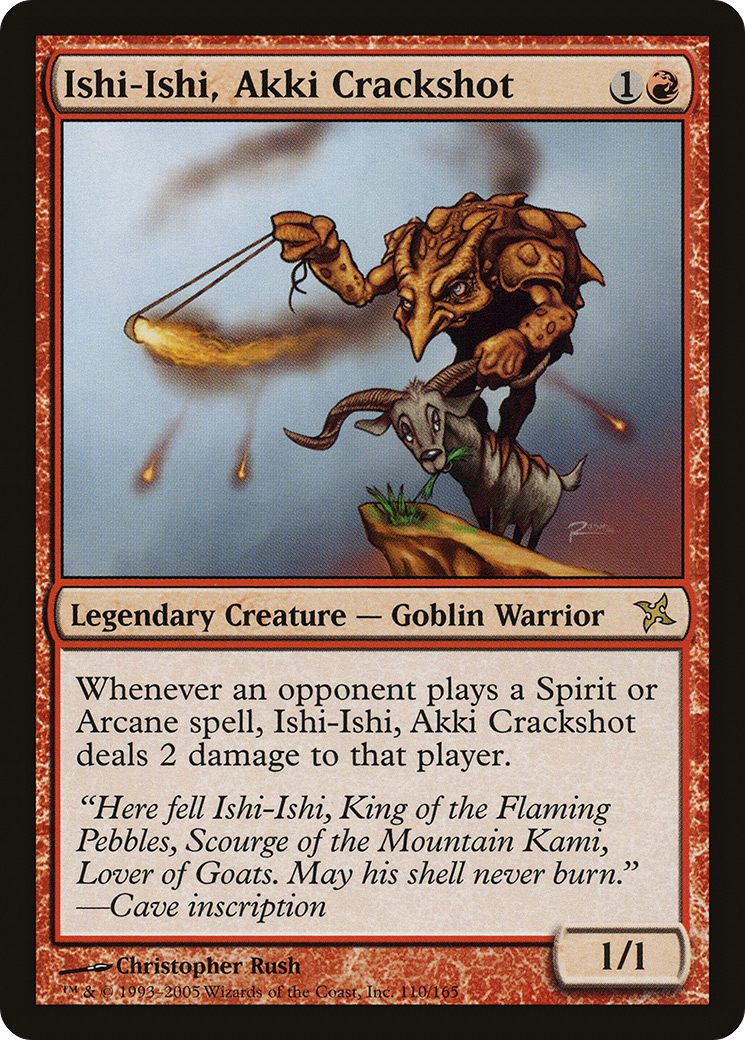 Ishi-Ishi, Akki Crackshot (BOK-110) - Betrayers of Kamigawa Foil