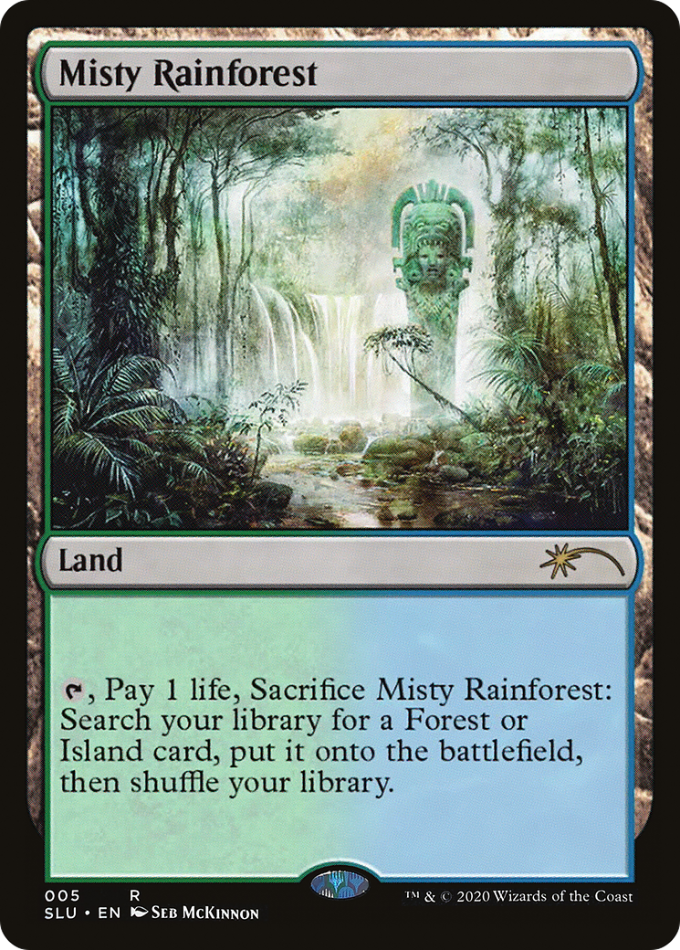 Misty Rainforest (SLU-005) - Secret Lair: Ultimate Edition