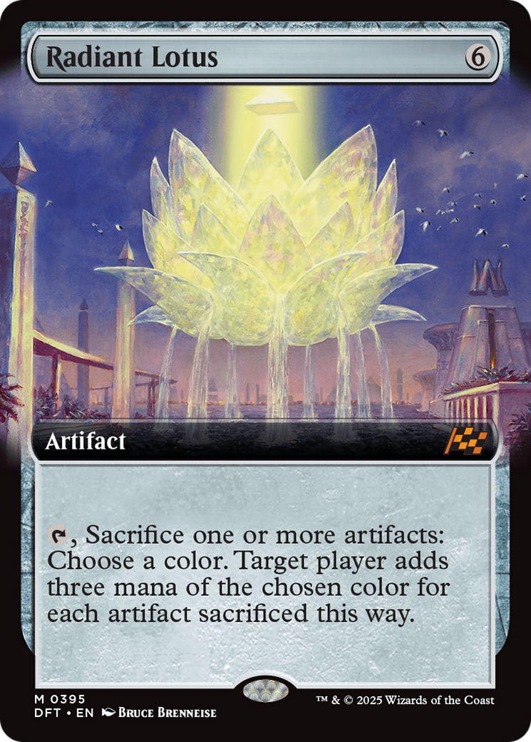 Radiant Lotus (Extended Art) (DFT-395) - Aetherdrift: (Extended Art)