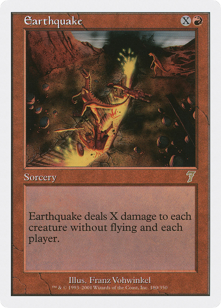 Earthquake (7ED-180) - 7th Edition Foil